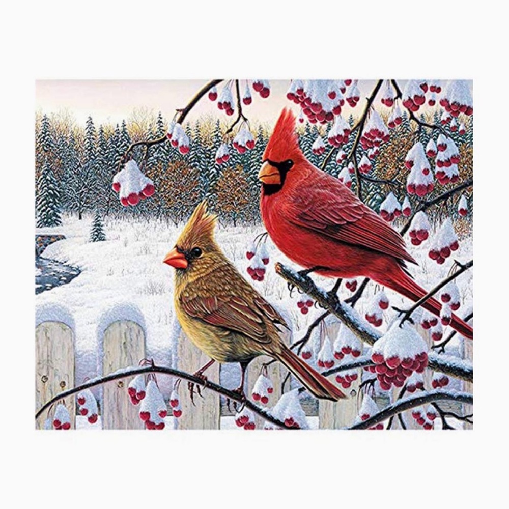 Cardinals Diamond Art Diamond Painting